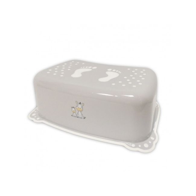 Taburet copii MyKids Zebra Gri Alb antialunecare 00006267