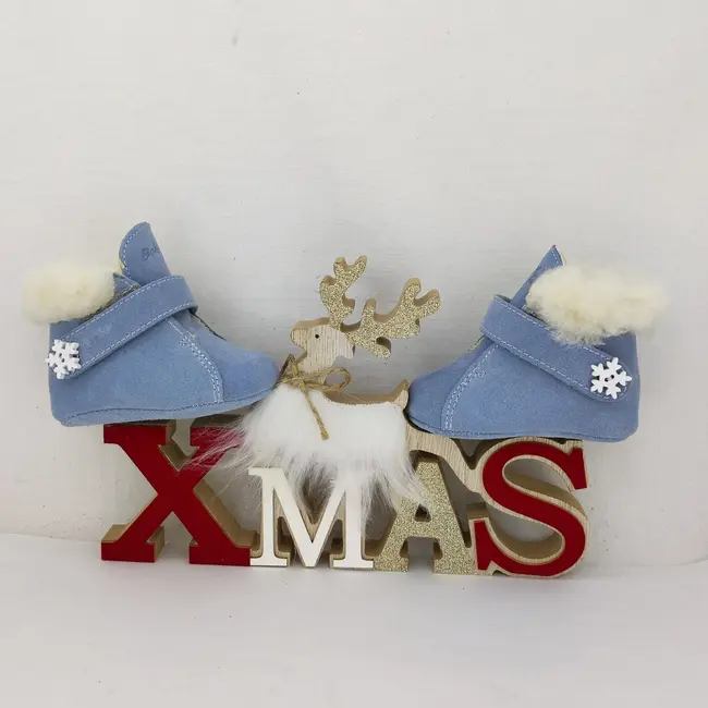 Ghetute Bleu cu blanita BIT X-mas - FOXBTX2565