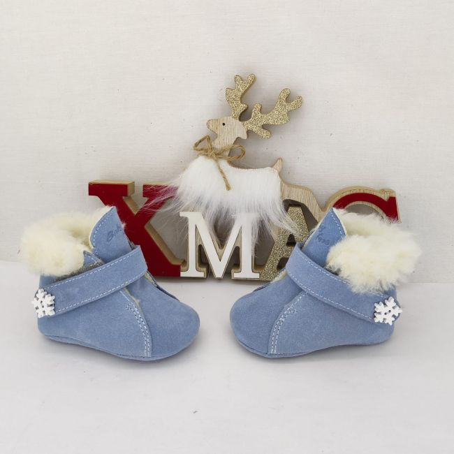 Ghetute Bleu cu blanita BIT X-mas - FOXBTX2565