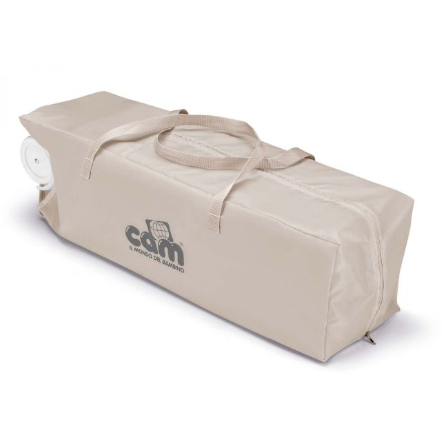 Patut Pliant Voiaj Ultraportabil Pentru Copii   Pisolino  , Usor De Transportat, Ideal Pentru Calatorii, Material Rezistent Cu Protectii Laterale Si Saltea Inclusa, Bej Pjb9091184