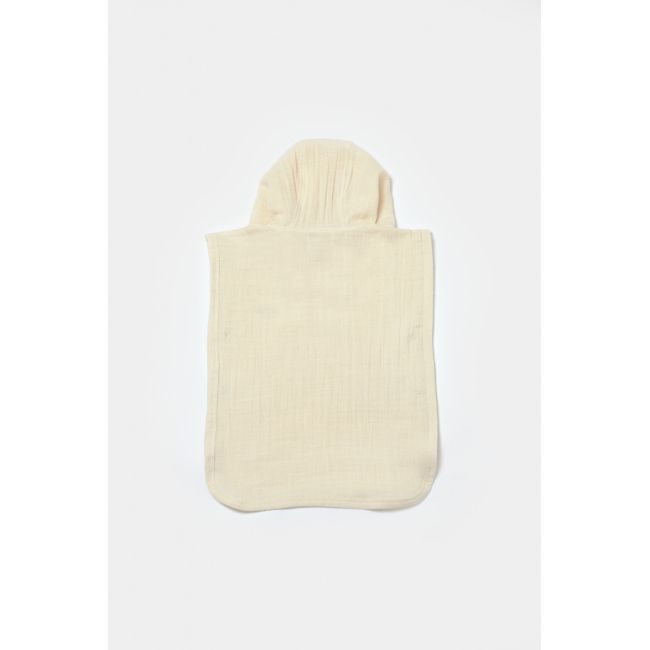 Prosop plaja - poncho copii din muselina absorbanta, Stone, BabyCosy JEMBC-CSYM7054