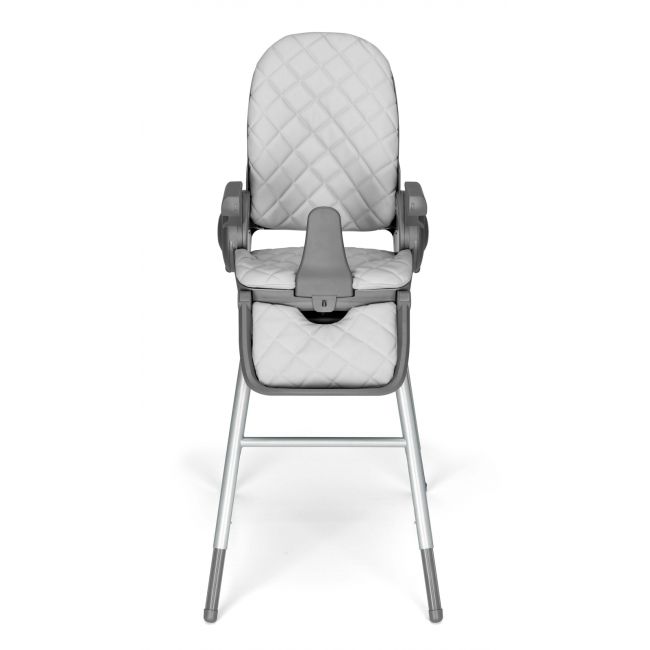 Scaun De Masa 4in1 Pentru Bebelusi Si Copii, Cam   Original, Inaltime Ajustabila, Varsta 0-14 Ani, Pliabil, Centura De Siguranta In 5 Puncte, Depozitare, Gri Matlasat Pjb9220065