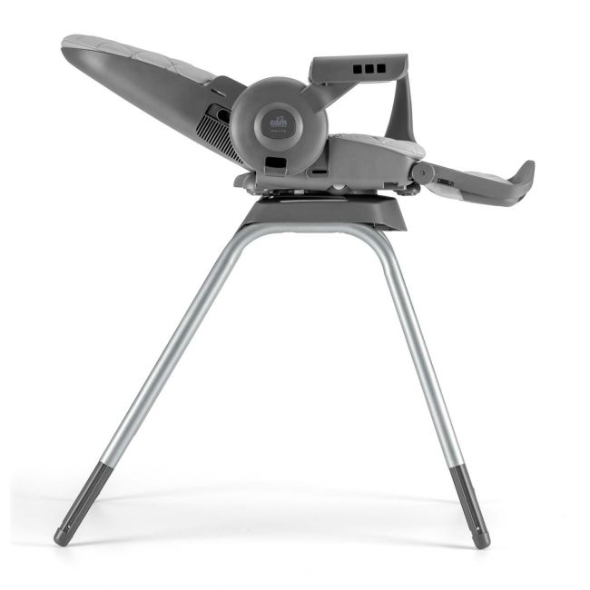 Scaun De Masa 4in1 Pentru Bebelusi Si Copii, Cam   Original, Inaltime Ajustabila, Varsta 0-14 Ani, Pliabil, Centura De Siguranta In 5 Puncte, Depozitare, Gri Matlasat Pjb9220065