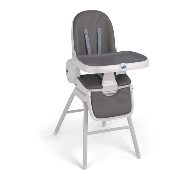 Scaun De Masa 4in1 Pentru Bebelusi Si Copii, Cam   Original, Inaltime Ajustabila, Varsta 0-14 Ani, Pliabil, Centura De Siguranta In 5 Puncte, Depozitare, Gri Pjb9220010