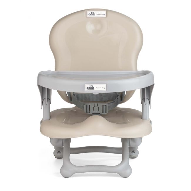 Scaun De Masa Cam   Smarty, Inaltime Ajustabila, Varsta 6-36 Luni, Pliabil, Centura De Siguranta In 3 Puncte, Gri Pjb9363328