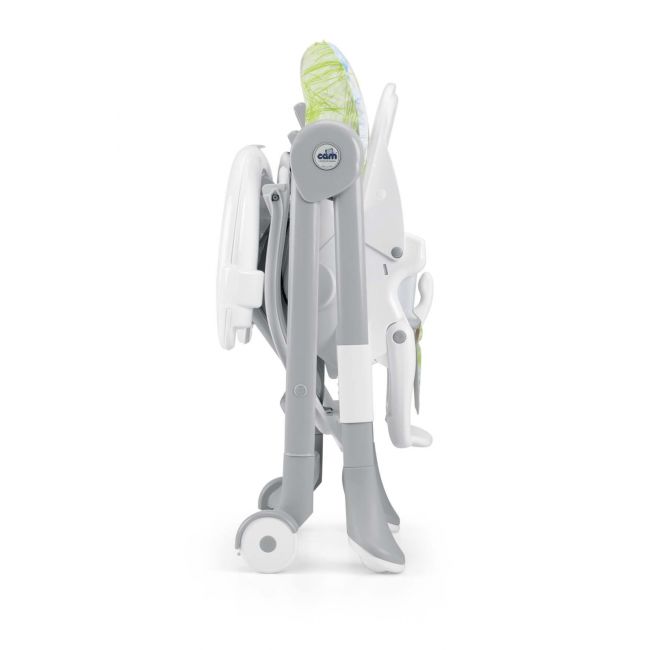Scaun De Masa Multifunctional Pentru Bebelusi Si Copii, Cam   Campione, Inaltime Ajustabila, Varsta 6-36 Luni, Pliabil, Centura De Siguranta In 5 Puncte, 3 Tavite Detasabile, Depozitare, Minions Pjb259