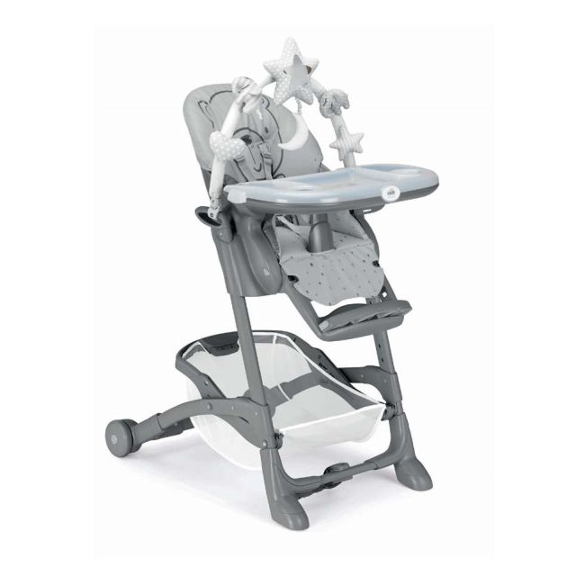 Scaun De Masa Multifunctional Pentru Bebelusi Si Copii, Cam   Istante, Inaltime Ajustabila, Varsta 0-36 Luni, Pliabil, Centura De Siguranta In 5 Puncte, 2 Tavite Detasabile, Loc Pentru Depozitare, Tedd Pjb262