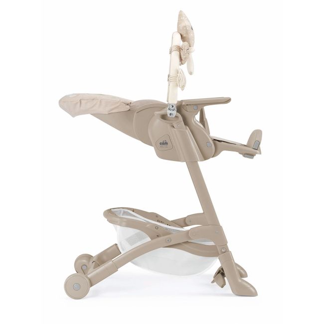 Scaun De Masa Multifunctional Pentru Bebelusi Si Copii, Cam   Istante, Inaltime Ajustabila, Varsta 0-36 Luni, Pliabil, Centura De Siguranta In 5 Puncte, 2 Tavite Detasabile, Loc Pentru Depozitare, Tedd Pjb262
