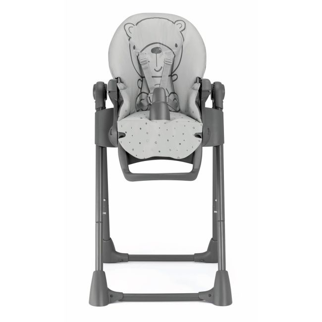 Scaun De Masa Multifunctional Pentru Bebelusi Si Copii, Cam   Pappananna, Inaltime Ajustabila, Varsta 6-36 Luni, Pliabil, Centura De Siguranta In 5 Puncte, Depozitare, Gri Pjb9225329