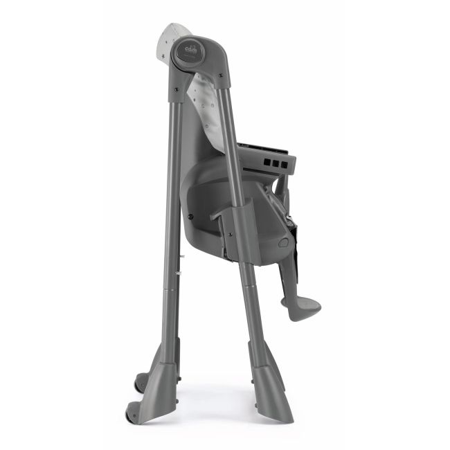 Scaun De Masa Multifunctional Pentru Bebelusi Si Copii, Cam   Pappananna, Inaltime Ajustabila, Varsta 6-36 Luni, Pliabil, Centura De Siguranta In 5 Puncte, Depozitare, Gri Pjb9225329