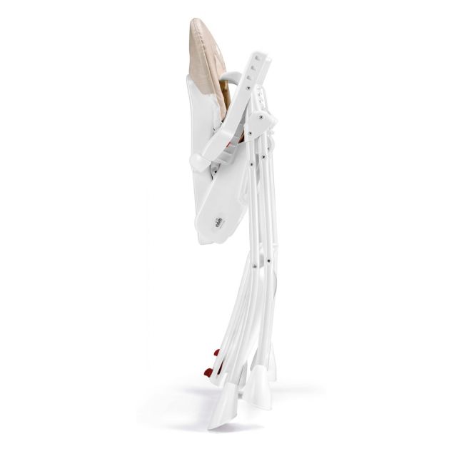 Scaun De Masa Pentru Bebelusi Si Copii, Cam   Mini, Varsta 0-36 Luni, Pliabil, Centura De Siguranta In 5 Puncte, Depozitare, Bej Pjb9434509