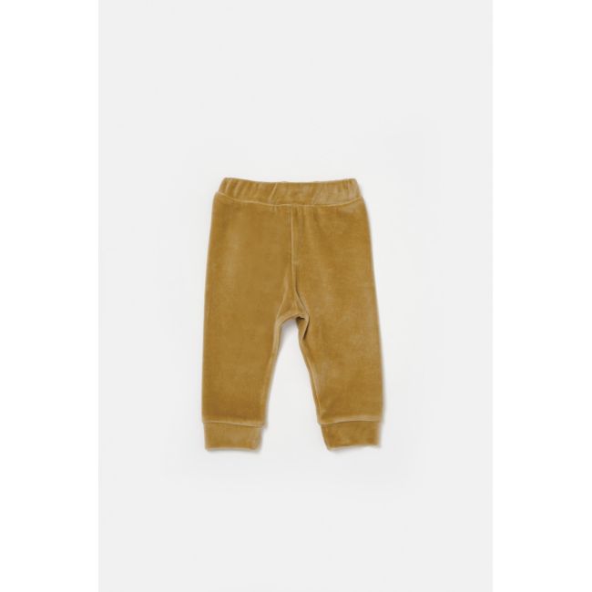 Set bluzita si pantaloni Elefant, 80%bumbac organic si 20% poliester - Mustar, BabyCosy (Marime: 12-18 Luni) JEMBC-CSYK6050-12