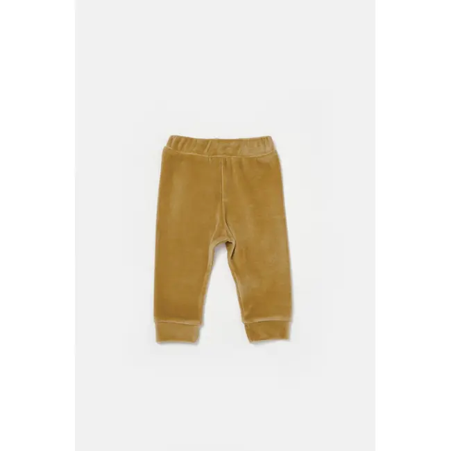 Set bluzita si pantaloni Elefant, 80%bumbac organic si 20% poliester - Mustar, BabyCosy (Marime: 6-9 luni) JEMBC-CSYK6050-6