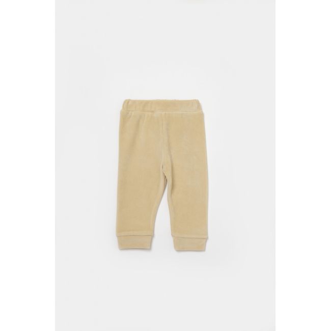 Set bluzita si pantaloni Elefant, 80%bumbac organic si 20% poliester - Stone, BabyCosy (Marime: 9-12 luni) JEMBC-CSYK6047-9