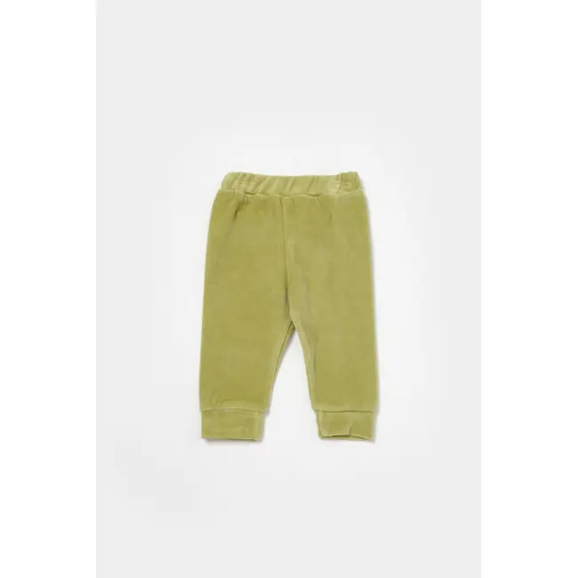 Set bluzita si pantaloni Elefant, 80%bumbac organic si 20% poliester - Verde, BabyCosy (Marime: 12-18 Luni) JEMBC-CSYK6048-12