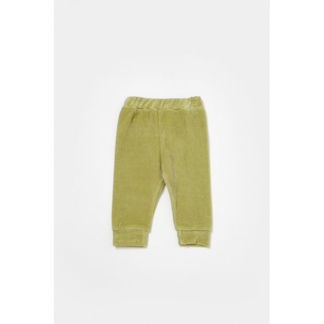 Set bluzita si pantaloni Elefant, 80%bumbac organic si 20% poliester - Verde, BabyCosy (Marime: 3-6 Luni) JEMBC-CSYK6048-3