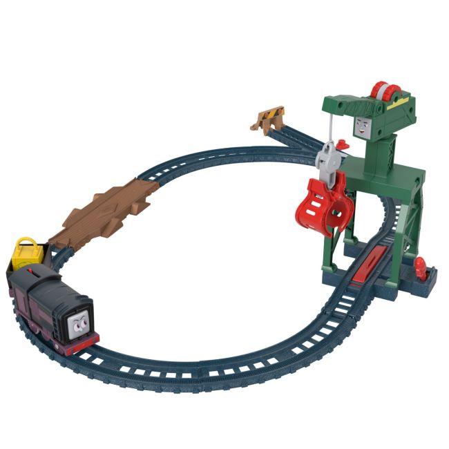 THOMAS SET DE JOACA CU LOCOMOTIVE DIESEL SI CRANKY MOTORIZATE SI ACCESORII VIVMTHGY78_HHW05