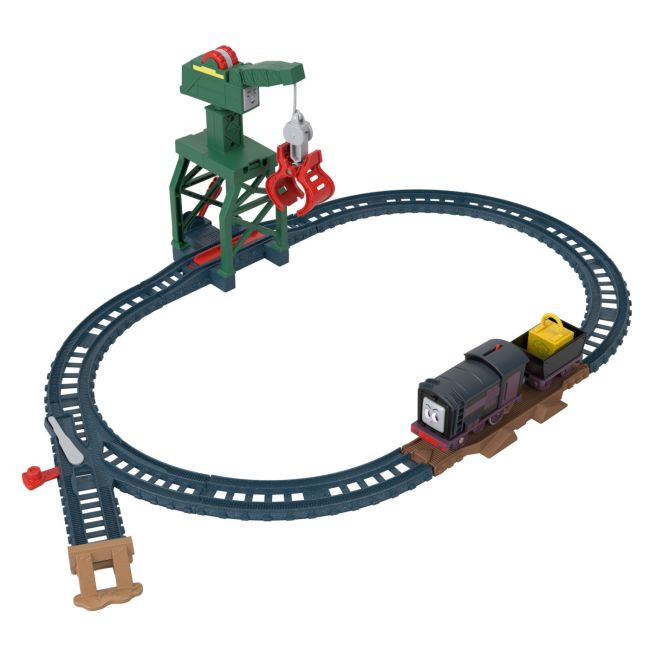 THOMAS SET DE JOACA CU LOCOMOTIVE DIESEL SI CRANKY MOTORIZATE SI ACCESORII VIVMTHGY78_HHW05