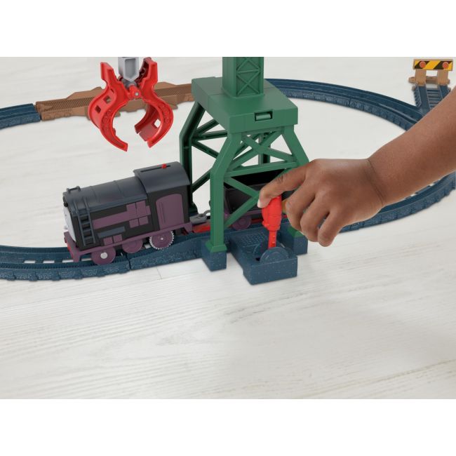 THOMAS SET DE JOACA CU LOCOMOTIVE DIESEL SI CRANKY MOTORIZATE SI ACCESORII VIVMTHGY78_HHW05
