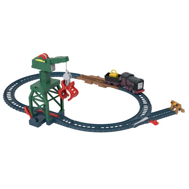 THOMAS SET DE JOACA CU LOCOMOTIVE DIESEL SI CRANKY MOTORIZATE SI ACCESORII VIVMTHGY78_HHW05