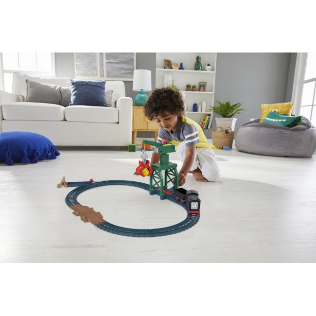 THOMAS SET DE JOACA CU LOCOMOTIVE DIESEL SI CRANKY MOTORIZATE SI ACCESORII VIVMTHGY78_HHW05