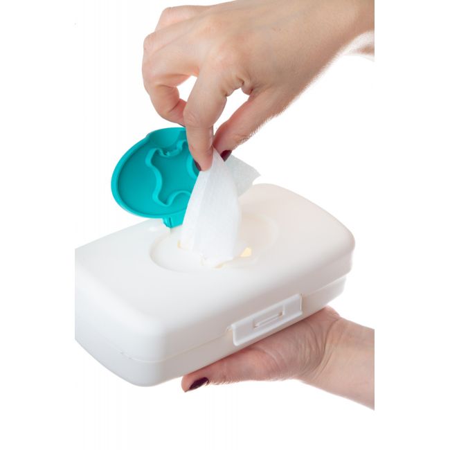 Cutie Dispenser pentru servetele umede, BabyJem (Culoare: Alb) JEMbj_8002