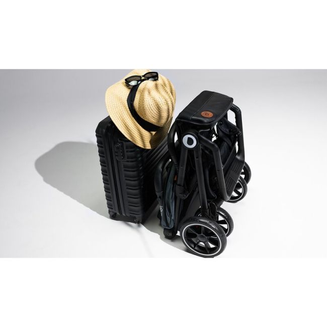Lionelo - Carucior sport Cloe, De la nastere, Cu accesorii, Cadru din aluminiu, 0-22 kg, Usor, Pliabil cu o singura mana, Ideal pentru toate tipurile de suprafete, Bej BYNLO-CLOE_BEIGE_SAND
