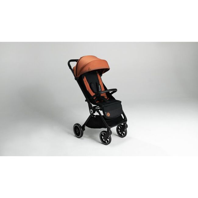 Lionelo - Carucior sport Cloe, De la nastere, Cu accesorii, Cadru din aluminiu, 0-22 kg, Usor, Pliabil cu o singura mana, Ideal pentru toate tipurile de suprafete, Bej BYNLO-CLOE_BEIGE_SAND