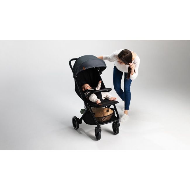 Lionelo - Carucior sport Cloe, De la nastere, Cu accesorii, Cadru din aluminiu, 0-22 kg, Usor, Pliabil cu o singura mana, Ideal pentru toate tipurile de suprafete, Bej BYNLO-CLOE_BEIGE_SAND