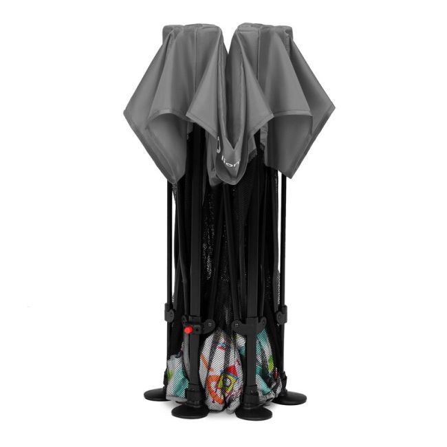 Lionelo - Tarc de joaca Roel, Pliere ultra-compacta, Conform cu standardul europeane de securitate EN12227, Multicolor BYNLO-ROEL_GREY_MULTICOLOR