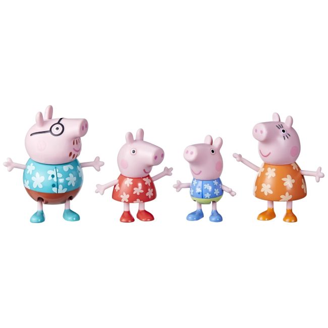 PEPPA PIG SET FIGURINE FAMILIA PIG IN VACANTA VIVF2171_F8082