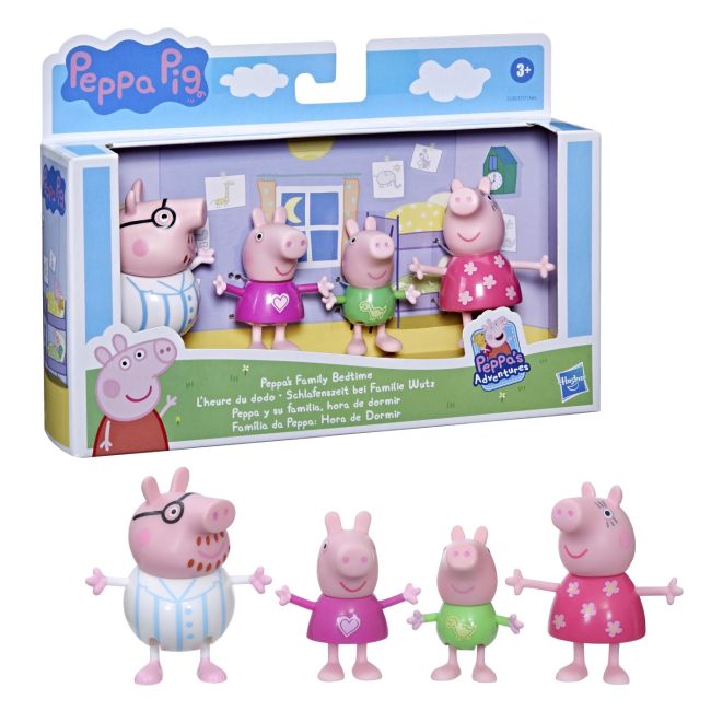 PEPPA PIG SET FIGURINE FAMILIA PIG ORA DE CULCARE VIVF2171_F2192