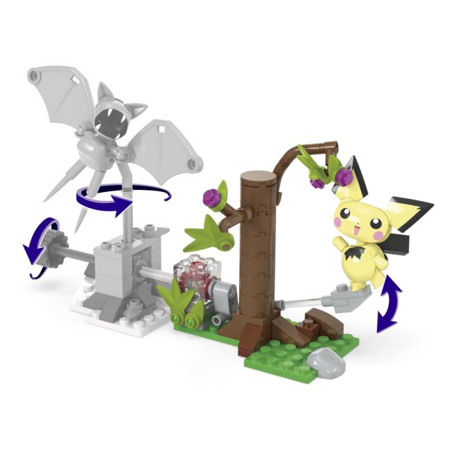POKEMON MEGA SET DE CONSTRUCTIE FORAJELE FORESTIERE ALE LUI PICHU VIVMTHDL75_HPB59