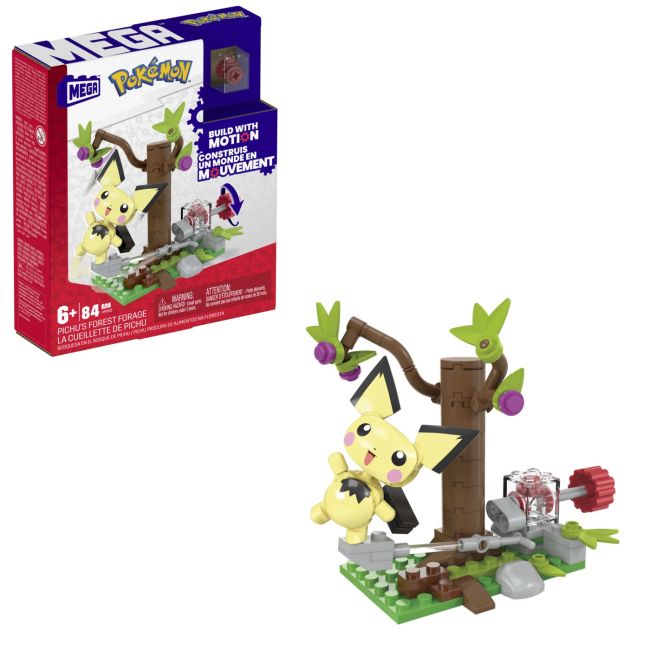 POKEMON MEGA SET DE CONSTRUCTIE FORAJELE FORESTIERE ALE LUI PICHU VIVMTHDL75_HPB59