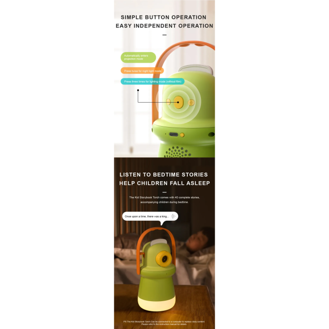 Proiectori povesti cu audio limba engleza si lampa de veghe Mideer CT6272 BBJCT6272_Initiala