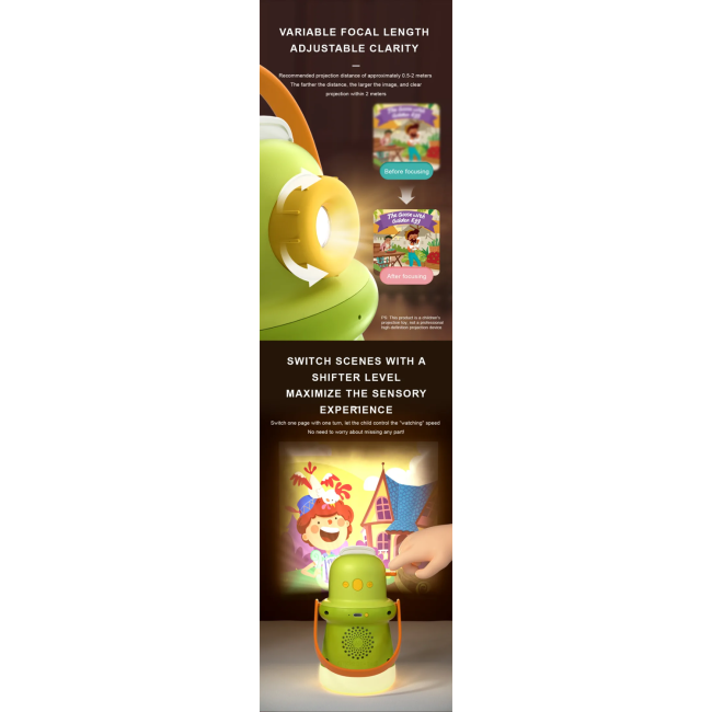Proiectori povesti cu audio limba engleza si lampa de veghe Mideer CT6272 BBJCT6272_Initiala