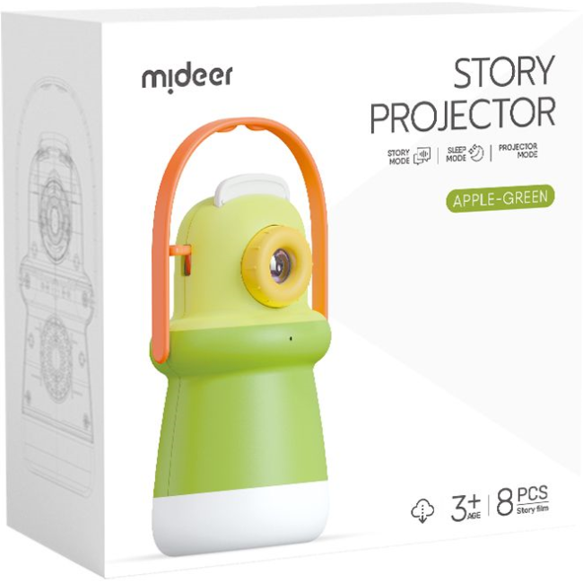 Proiectori povesti cu audio limba engleza si lampa de veghe Mideer CT6272 BBJCT6272_Initiala