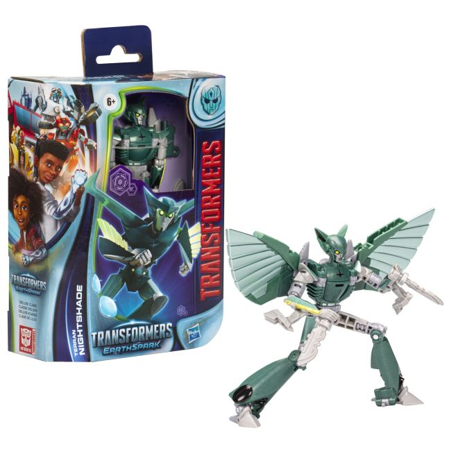 TRANSFORMERS FIGURINA EARTHSPARK DELUXE TERRAN NIGHTSHADE 12.5CM VIVF6231_F6738