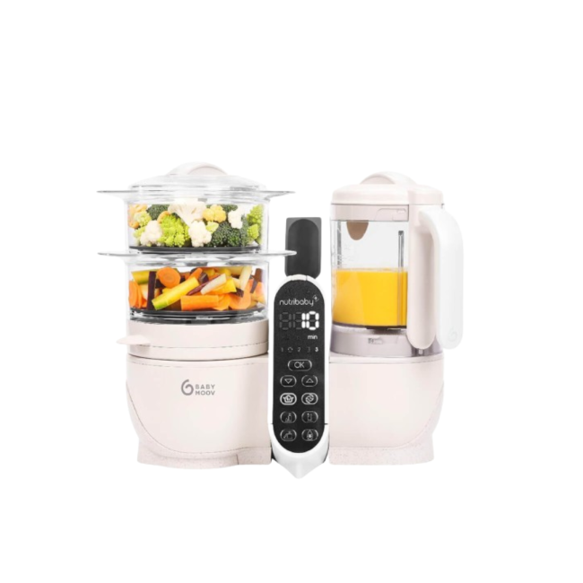 Babymoov - robot multifunctional 5 in 1 nutribaby (+) mineral beige bbba001135