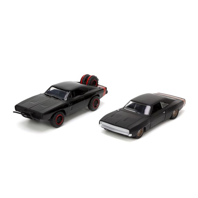 JADA FAST AND FURIOUS SET MASINUTE METALICE DODGE CHARGER RT SI DODGE CHARGER WIDEBODY SCARA 1:32 VIV253204006