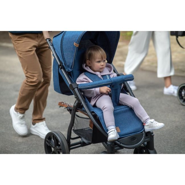 Lionelo - Carucior sport Annet Plus, De la nastere, Cu accesorii si capotina XXL reglabila, 0 - 22 Kg, Conform cu standardele europene de securitate EN1888-1 si EN1888-2, Verde BYNLO-ANNET_PLUS_GREEN_FOREST