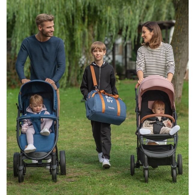 Lionelo - Carucior sport Annet Plus, De la nastere, Cu accesorii si capotina XXL reglabila, 0 - 22 Kg, Conform cu standardele europene de securitate EN1888-1 si EN1888-2, Verde BYNLO-ANNET_PLUS_GREEN_FOREST