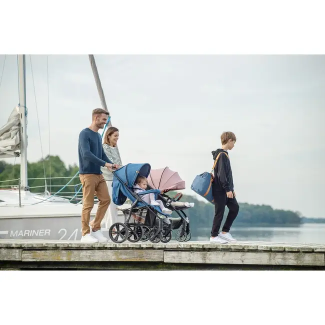 Lionelo - Carucior sport Annet Plus, De la nastere, Cu accesorii si capotina XXL reglabila, 0 - 22 Kg, Conform cu standardele europene de securitate EN1888-1 si EN1888-2, Verde BYNLO-ANNET_PLUS_GREEN_FOREST