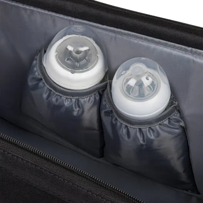 Lionelo - Geanta pentru mamici Ida Cu multiple compartimente, Negru BYNLO-IDA_BLACK_ONYX