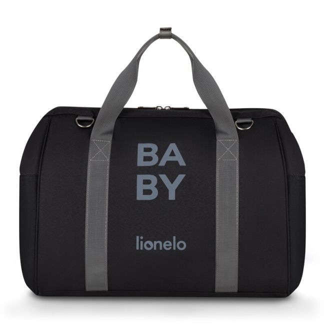 Lionelo - Geanta pentru mamici Ida Cu multiple compartimente, Negru BYNLO-IDA_BLACK_ONYX