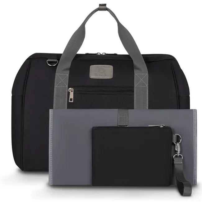 Lionelo - Geanta pentru mamici Ida Cu multiple compartimente, Negru BYNLO-IDA_BLACK_ONYX