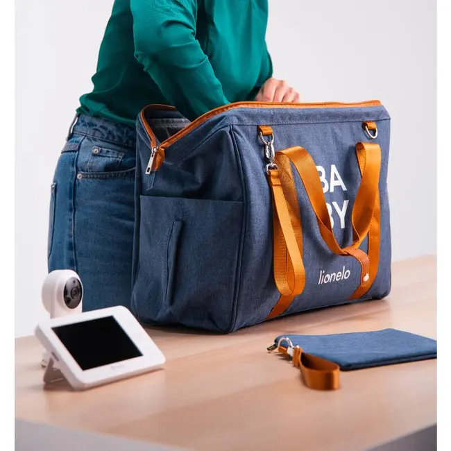 Lionelo - Geanta pentru mamici Ida Cu multiple compartimente, Negru BYNLO-IDA_BLACK_ONYX