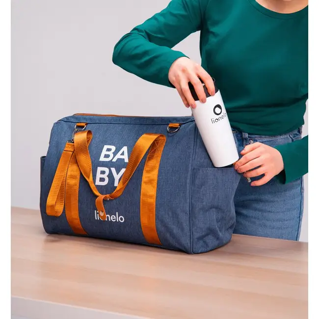 Lionelo - Geanta pentru mamici Ida Cu multiple compartimente, Negru BYNLO-IDA_BLACK_ONYX