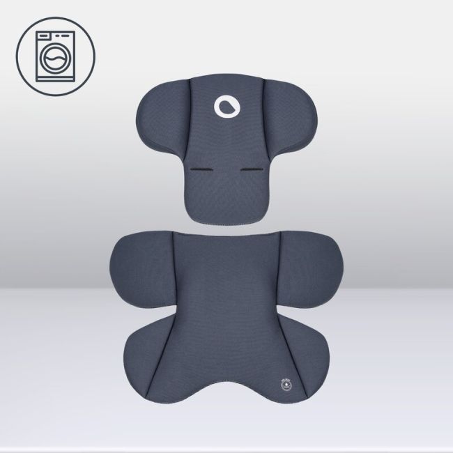 Lionelo - Soica auto i-Size Astrid, Include baza Isofix, 0-13 Kg, 40-87 cm, Cu maner si capotina reglabile, Cu protectie laterala avansata, Salteluta confortabila , Conform cu R129, Negru/Gri BYNLO-ASTRID_I-SIZE_BLACK_GREY+BASE_BLACK