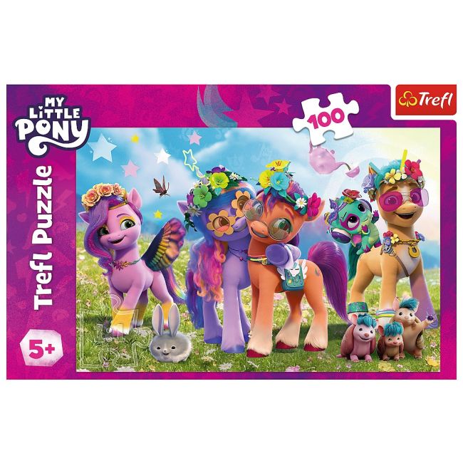 PUZZLE TREFL 100 MY LITTLE PONY PONEII AMUZANTI VIV16463